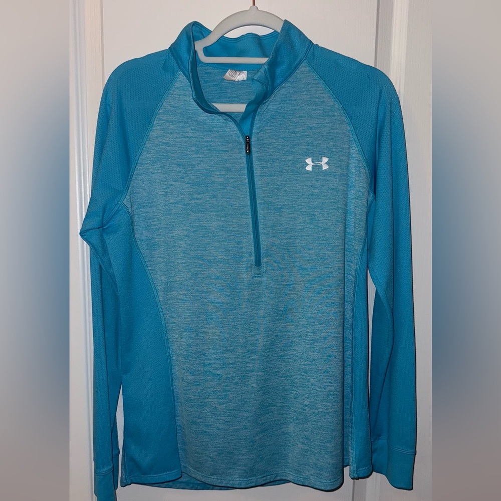 UA Vibrant Blue Lightweight Half Zip